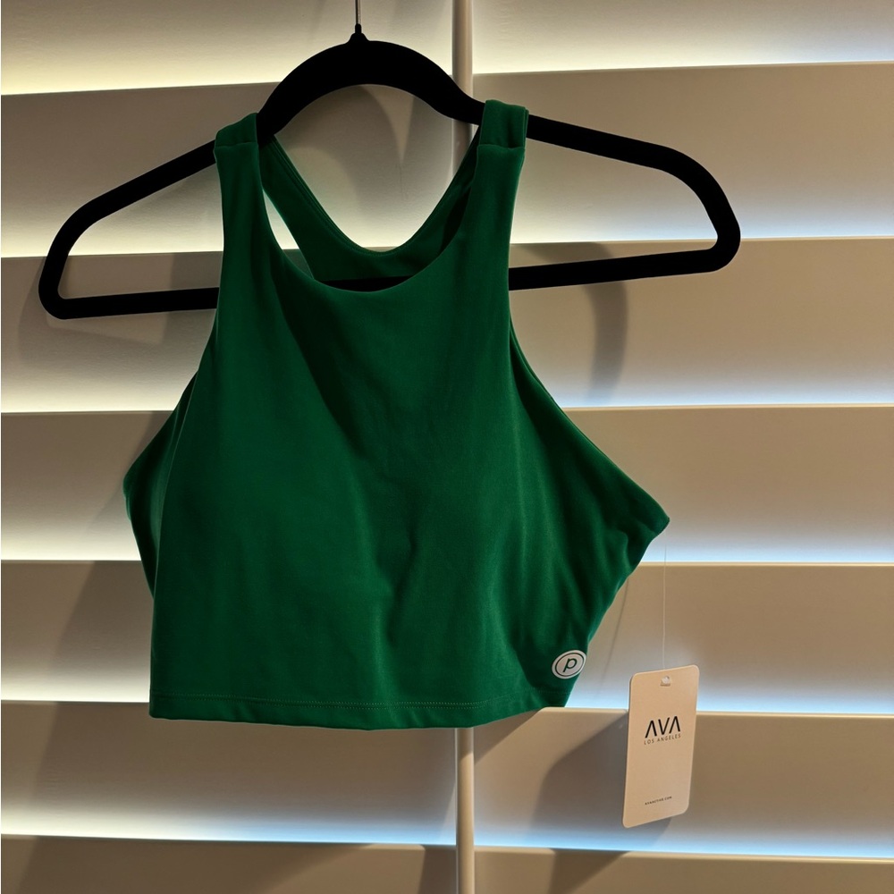 AVA / pure barre brand green top